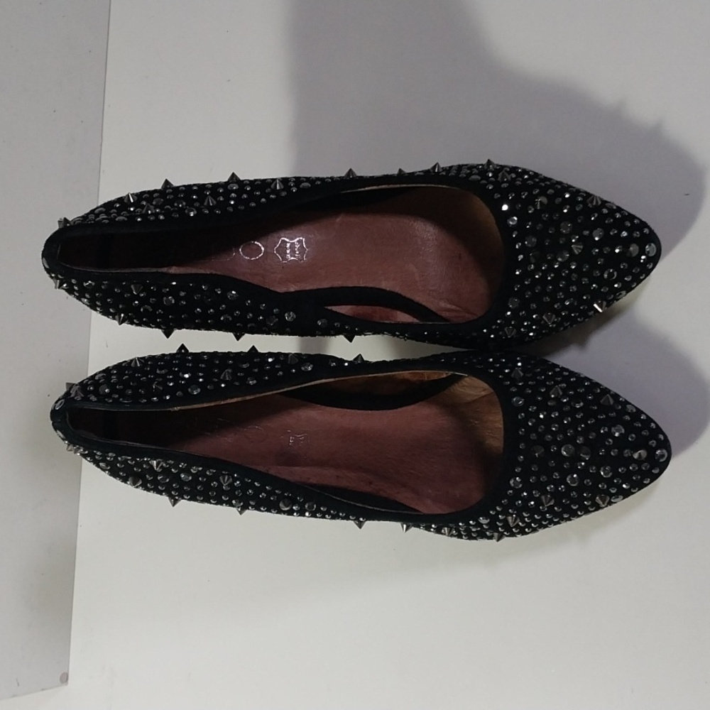 Aldo Black Spiked Heels US 7